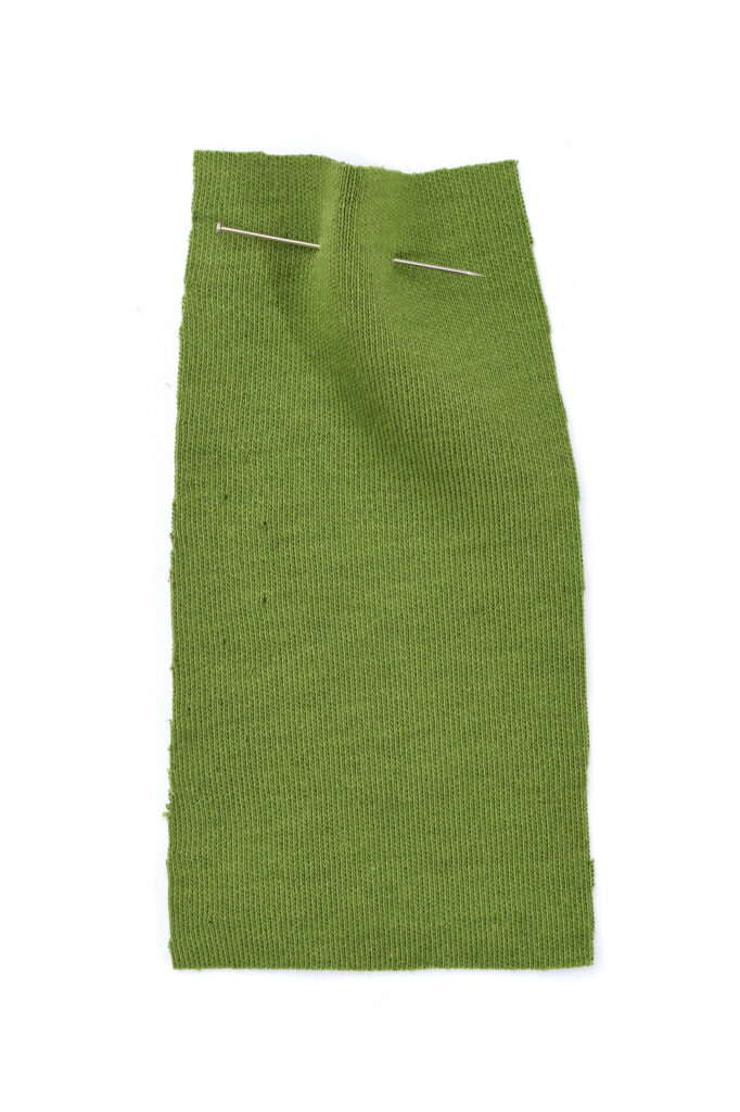 ASTER cotton INTERLOCK in a basil green colour